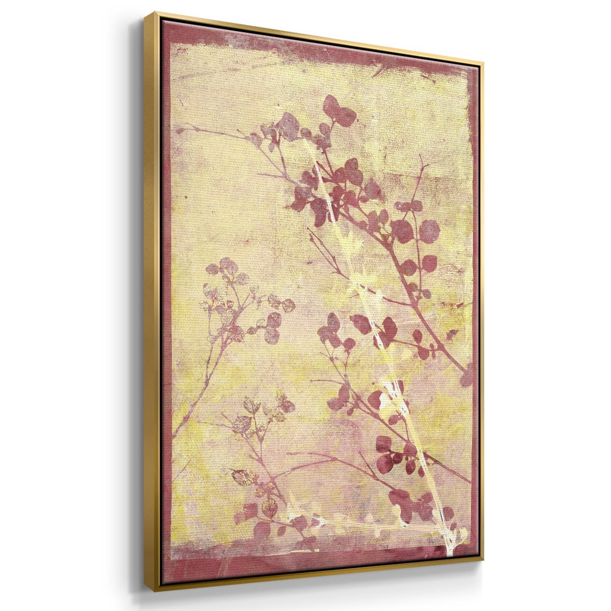 Boundless V Framed Premium Gallery Wrapped Canvas - Ready to Hang - 27 x 41 - Gold Floating Frame