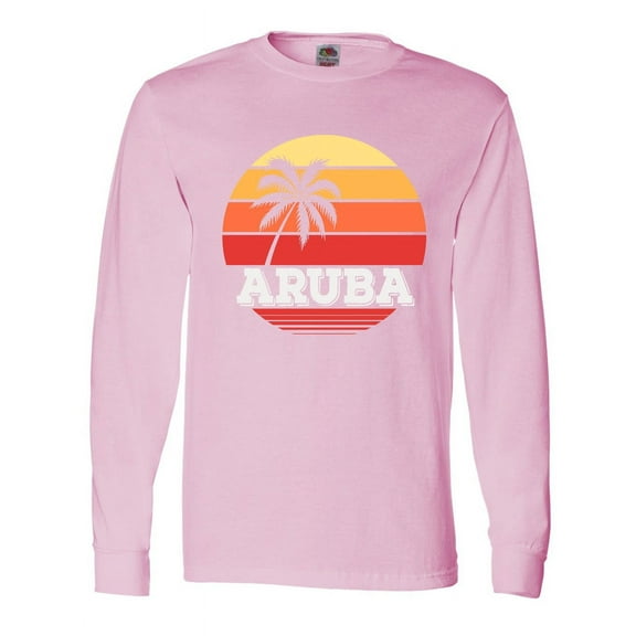 Inktastic Aruba Vacation Long Sleeve T-Shirt