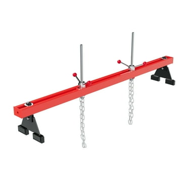 Kojem 1100 Lbs Transverse  Engine Support Bar for Motor Transmission w/ 2 Points Lift Holder and Dual Hooks