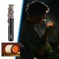 thumbnail image 4 of Multifunctional Metal Butane Lighters, 360 Degree Inverted Use, 1300°F High Temperature Adjustable Flame, Refillable Gas Lighter, 4 of 5