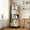 White + 5 Tier + Wheels, variant on 5 Tier 360° Rotating Bookshelf - Round Spinning Tower, Space-Saving for Home, Office & Living Room,Wood