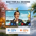 thumbnail image 3 of Pyimgus 55 inches outdoor TV waterproof, Outside Google TV, IP65 weatherproof TV, 178° Viewing Angle Waterproof TVs for Partial Sun, 3 of 13