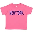 thumbnail image 3 of Inktastic New York in Blue Text Boys or Girls Toddler T-Shirt, 3 of 5