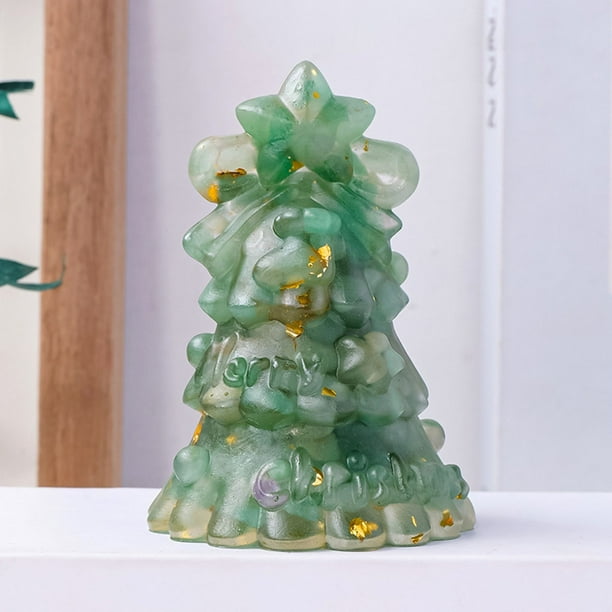 Xihbxyly Adorno Navideño de Cristal, Decoración de Escritorio Artesanal, Ambiente Festivo Brillante, Elegante Opción de Regalo, Ideal para Mesa o Escritorio, Artesanía Exquisita, Tamaño 6,5 X 8,5 Cm.