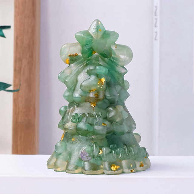 Piedras Rotas de Cristal Natural Fiudx con Pegamento por Goteo Adornos de Decoración de Escritorio para el Hogar