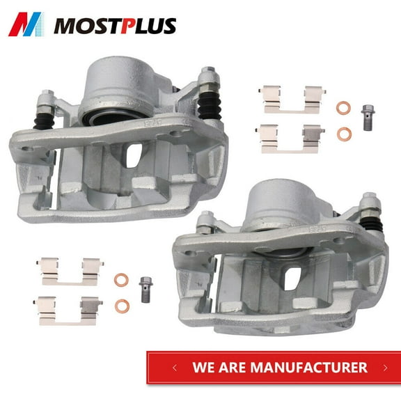 MOSTPLUS Set(2) Front Left   Right Brake Calipers for Honda Accord Civic EX DX LX Fit Acura ILX