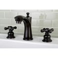 thumbnail image 2 of Kingston Brass KB7965AX Robinet de Lavabo Victorien à Large Diffusion, Bronze Huilé, 2 of 3