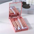 thumbnail image 3 of 5-Pack Mini Travel Portable Box Makeup Brush Set - Essential Brushes for Flawless Makeup Application - Includes Mirror, Loose Powder, Foundation, Eye Shadow, and Lip Blending Brushes for On-The-Go Bea, 3 of 5