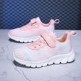 thumbnail image 5 of Otqutp Sneakers for Girls Lightweight Breathable Lace Up Running Shoes Adjustable Strappy Non-Slip Athletic Tennis Shoes, 5 of 6