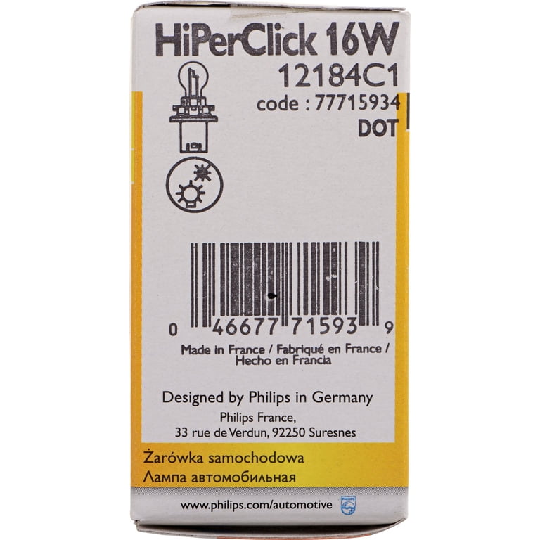 Philips Standard Headlight 12184, Pack of 1 - Walmart.com