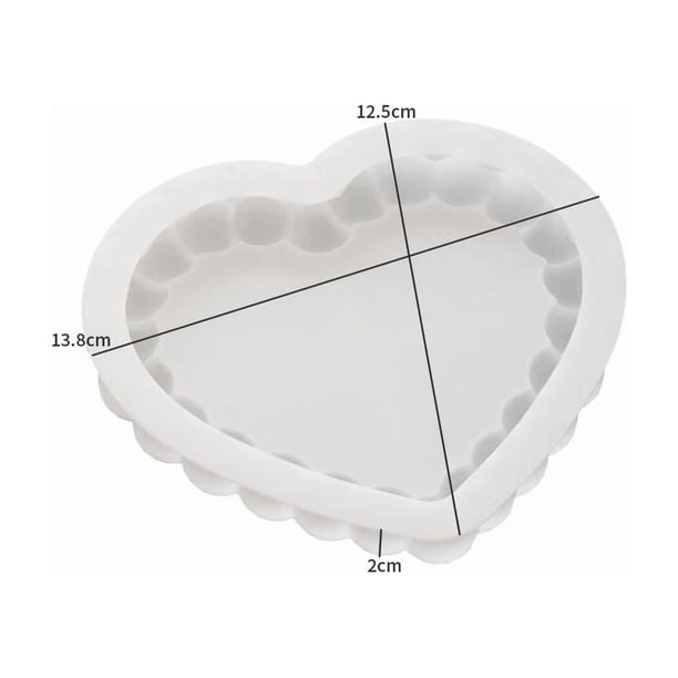 Molde geométrico de silicona for hacer posavasos - Molde creativo for posavasos de almacenamiento de pegamento