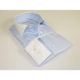thumbnail image 2 of Mens 100% Italian Cotton Shirt High Quality Non Iron SORRENTO Turkey 4442 Blue, 2 of 8