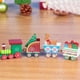 thumbnail image 2 of Lote de 4 mini trenes de madera para decoración navideña, juguetes de regalo para niños para fiestas. Vistoso, 2 of 9