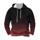 thumbnail image 1 of Sudadera con capucha para hombre, moda, bolsillos, manga larga, estampado degradado, sudadera con capucha, blusa para hombre, blusa de poliéster, 1 of 4