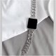 thumbnail image 3 of Correas de reloj inteligente de metal con cadena para mujer, de 38/40 mm, compatibles con correas de Apple Watch SE Series 5 Series6 Man, duraderas y ajustables, compatibles con Iwatch 6/5/4/3/2/1, 3 of 5