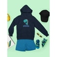 thumbnail image 3 of Smiling Baby Dino Roarr Hoodie Juniors -Image by Shutterstock,  x-Large, 3 of 4