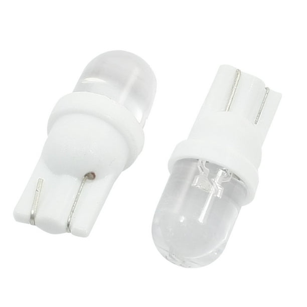 1,5 W T10 W5W LED de techo interior de Coche cuña Bombilla Luz lateral blanco 2 PC