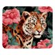 thumbnail image 1 of Alfombrilla de ratón con diseño de leopardo y rosas, cómoda y suave, antideslizante, ideal para aliviar el dolor, ideal para ordenador, portátil, oficina y hogar, 21 x 25 cm., 1 of 7