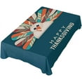 thumbnail image 5 of Coolnut Thanksgiving Turkey Tablecloth, Waterproof Washable Polyester Square Table Cover, Durable Tablecloth for Kitchen Dining Table Party Decor, 54"X 72", 5 of 7