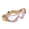 thumbnail image 4 of Gafas militares Ticfox resistentes a impactos y transpirables lentes transparentes con montura caqui, 4 of 14