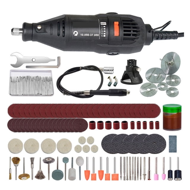 Mini Electric Drill Engraver Rotary Tool Polishing Machine 180W Power Tool Variable Speed Engraving Pen With Accessories ,Compact and Lightweight Portable