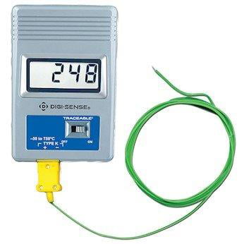 Digi-Sense AO-86460-03 Calibrated Remote-Monitoring Thermocouple Thermometer,