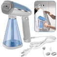 thumbnail image 2 of Handheld Steamer with 2 Brushes 350ml Water Tank Portable Travel Clothes Fast Heat-up Foldable Garment Leak Proof Reusable Fabric Modes for Home Shirts, 2 of 11