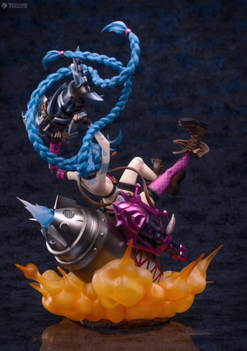 [新品]LEAGUE OF LEGENDS JINX Myethos フィギュア Myethos 1/7 Scale League of Legends LOL Jinx Figure Painted Statue