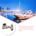 thumbnail image 3 of stanreset Raccords Pivotants en Acier Inoxydable pour Bateau Base de Matériel Rail de Main Main Courante Connecteur Professionnel Adaptateur, 3 of 6