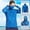 Blue, variant on Nmnitkp Sun Protection Shirts for Men Cool & Breathable UPF 50 Long Sleeve Men Hoodie Summer Sunscreen Is Lightweight Breathable And Long Sleeve With Mask Hooded Blouse