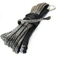 thumbnail image 3 of AAYU Brand - Gray Synthetic Winch Rope 1/4"- 50 feet -  Winch Recovery Cable | Great for Off Road ATVs Winches, ATV/UTV, SUV, Truck, 4x4 Boat Ramsey, 3 of 6