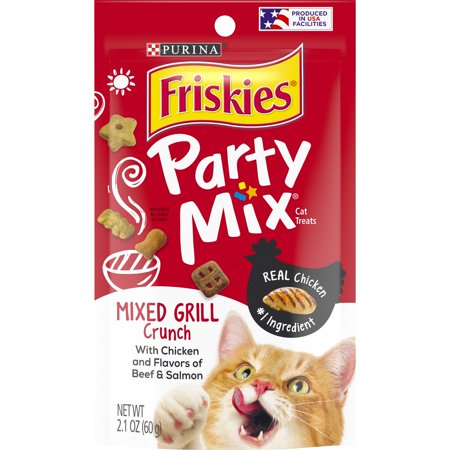 UPC: 0050000237951 | Friskies Cat Treats Party Mix Mixed Grill Crunch 2.1 oz. Pouch