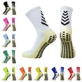 thumbnail image 3 of 4 Pairs Men‘s Grip Soccer Socks Non Slip Grippy Women Socks for Football Basketball Sports, 3 of 6
