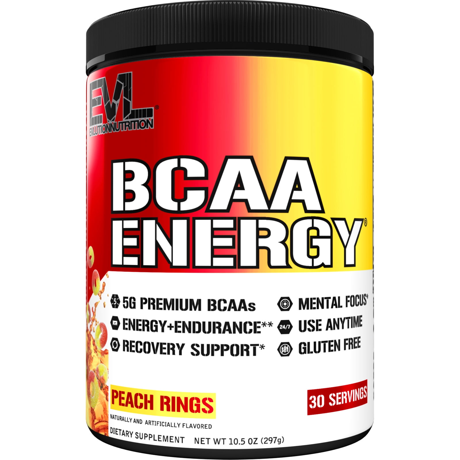 Pre Workout for Women with Vitamin B12 - Evlution Nutrition BCAA Energy  Powder 30 Servings Pink Starblast Flavor 