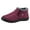 Wine-C, variant on Leozcaa Womens Waterproof Hiking Winter Snow Boots Insulated Warm Liner Lightweight Outdoor Short Boots