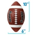 thumbnail image 5 of Franklin Sports Durable Junior Footballs, Rubber, 10 in, 5 of 6