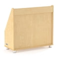 thumbnail image 3 of 4 Shelf Wooden Classroom Bookshelf Display Stand, 3 of 7