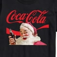 thumbnail image 3 of Coca-Cola - Santa Closeup Coca Cola Logo - Men's Short Sleeve Graphic T-Shirt, 3 of 5