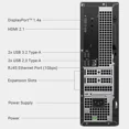 thumbnail image 4 of Dell ECT1250 Slim Desktop, Intel Core Ultra 7-265K, 16GB DDR5, 512GB SSD, Windows 11 Pro, 4 of 6