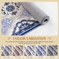 thumbnail image 2 of EnHomee 8x10 Area Rugs for Living Room Bedroom Vintage Indoor Carpet Rugs Machine Washable Area Rug,Blue, 2 of 9