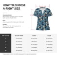 thumbnail image 5 of Naloa Anchors Print T-Shirts Short Sleeve V Neck Tees for Women Fashion Tops Trendy Lightweight Soft Casual Summer Outfits Clothes, 5 of 5