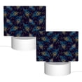 thumbnail image 2 of Haiem Peacock Feathers Pattern Acrylic Night Light Gift with 3 Color ModesTouch-Sensitive LED Lamp Perfect Gift for Mother's Day, Birthday, or Christmas, 2 of 9