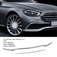 thumbnail image 4 of Front Bumper Lower Molding Trims, Durable 3pcs High Stability Bumper Impact Strip  for E-Class W213 Chrome, 4 of 7