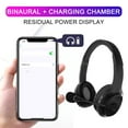 thumbnail image 4 of Auriculares plegables inalámbricos Bluetooth 5.0 con soporte de micrófono Cable de audio 8 horas de tiempo de reproducción, 4 of 9