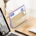 thumbnail image 2 of SIEYIO Convenient Acrylic Envelope Stand Clear File Versatile Mail Sorter Letter Rack Postcard Storage Countertop, 2 of 9
