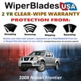thumbnail image 2 of 2008 Nissan Frontier Beam Wiper Blades Wipers w/2yr Warranty (Set of 2), 2 of 5