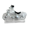 thumbnail image 1 of Decantador de whisky en forma de motocicleta, regalo para hombres, papás y esposos, decantador de vino de vidrio transparente, botella de licor para, 1 of 8