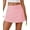 Pink, variant on Tennis Skirts for Women V-Waisted Athletic Skort Quick Dry Golf Skirts with 2 Pockets Shorts