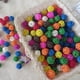thumbnail image 3 of Bolas de ratán, bolas de ratán de mimbre, juguete para pájaros, rellenos de jarrones, 5 piezas/juego de bolas de ratán de color sólido Sincero Hogar, 3 of 4