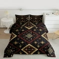 thumbnail image 2 of Castle Fairy Boys Girls Bohemian Aztec Full Size Comforter Sets 3-Piece,Stars Print Bedding Comforter Set,Hippie Tribal Lightweight Bedding Sets,Ultra Soft Home Decor,Reversible, 2 of 8